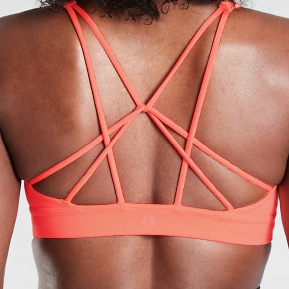 NWT Athleta Pink Solace Sports Bra - Picture 3 of 7